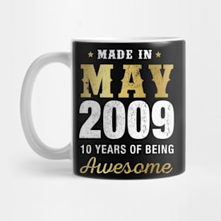 Made in May 2009 10 Years Of Being Awesome Mug